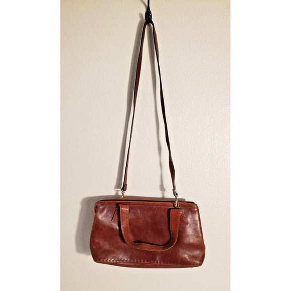 Fossil Handbags - Fossil Brown Leather Purse Shoulder Bag‎